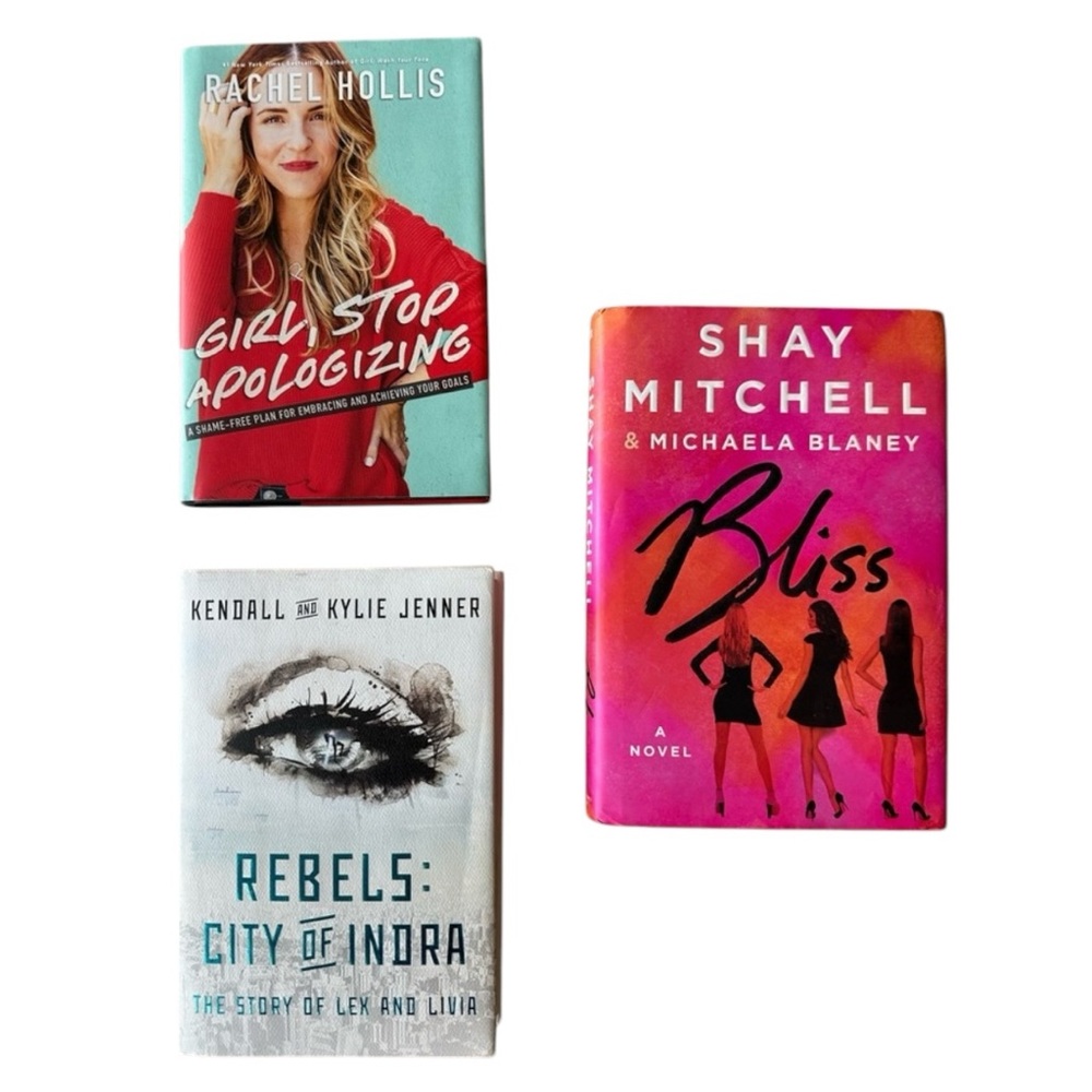 3 Books - Rebels: City of Indra, Bliss, Girl, Stop Apologizing
